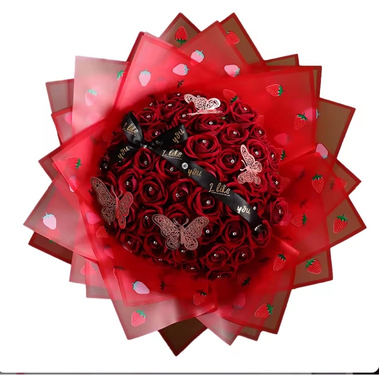 Red Strawberry - Transparent