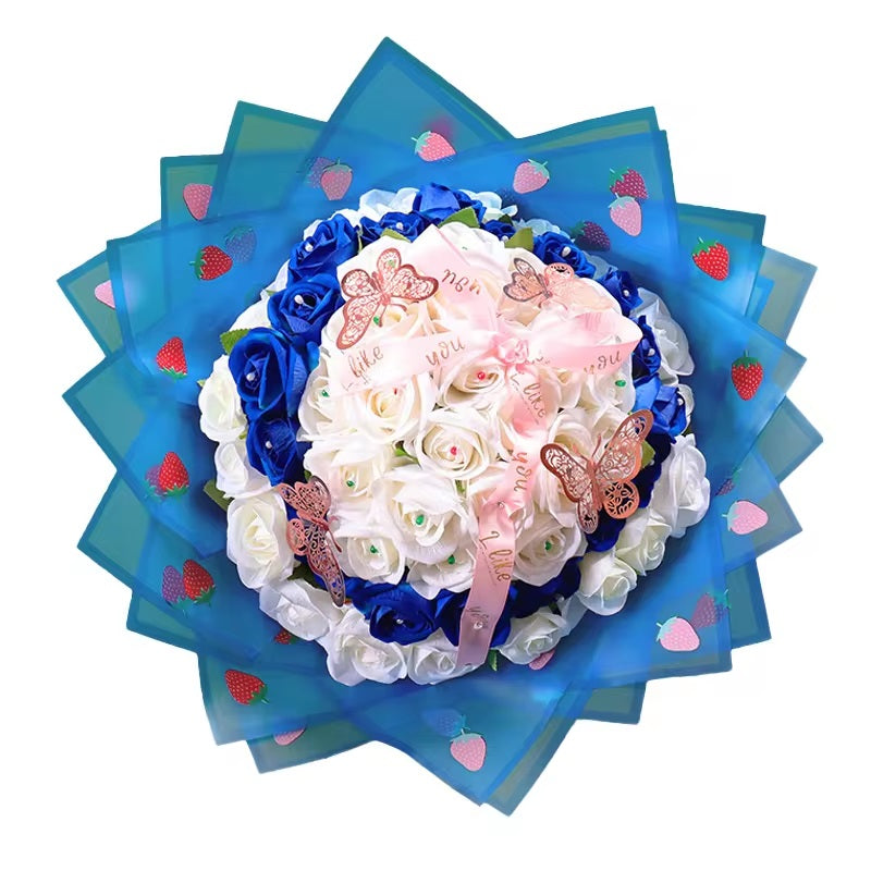 Blue Strawberry Transparent