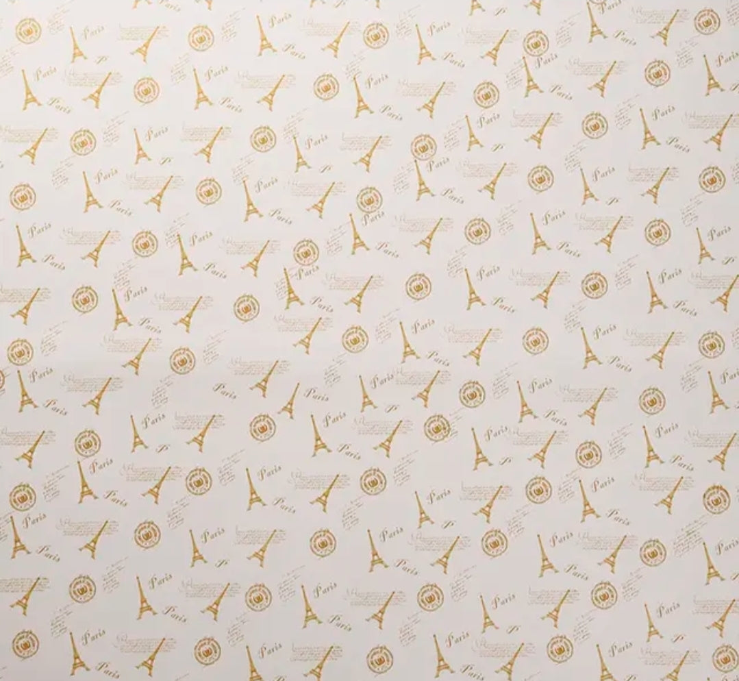 Eiffel Tower wrapping paper