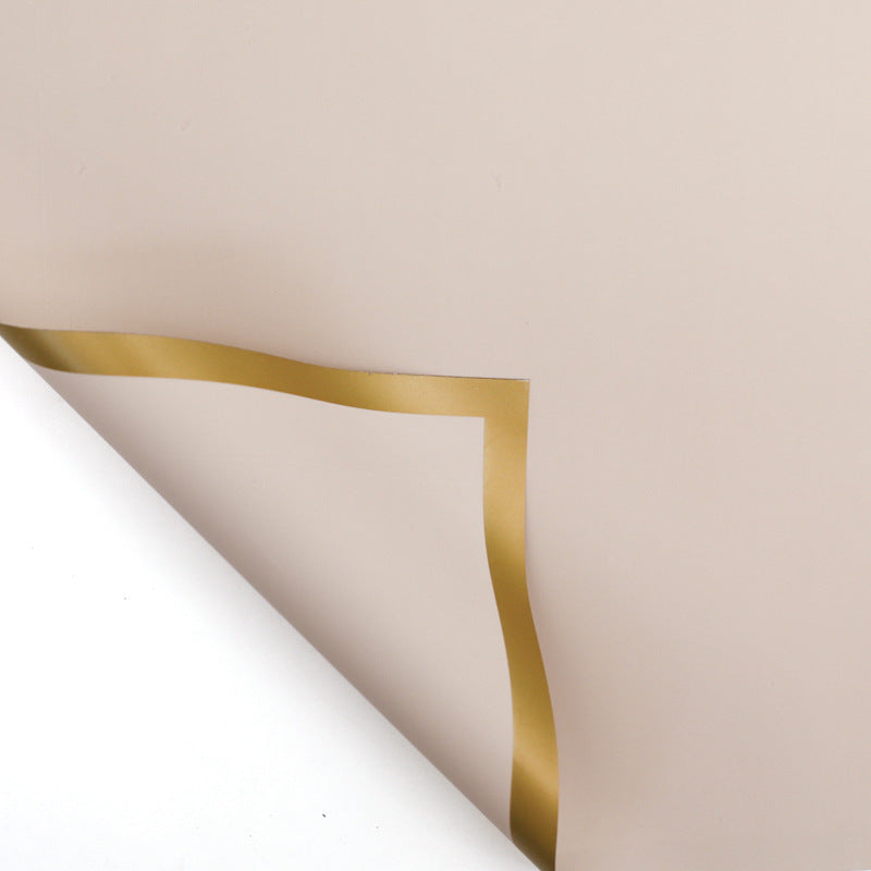 Gold Trim Wrapping Paper