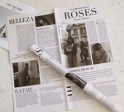 Roses Magazine Wrapping Paper
