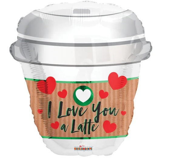 I love you a latte Balloon