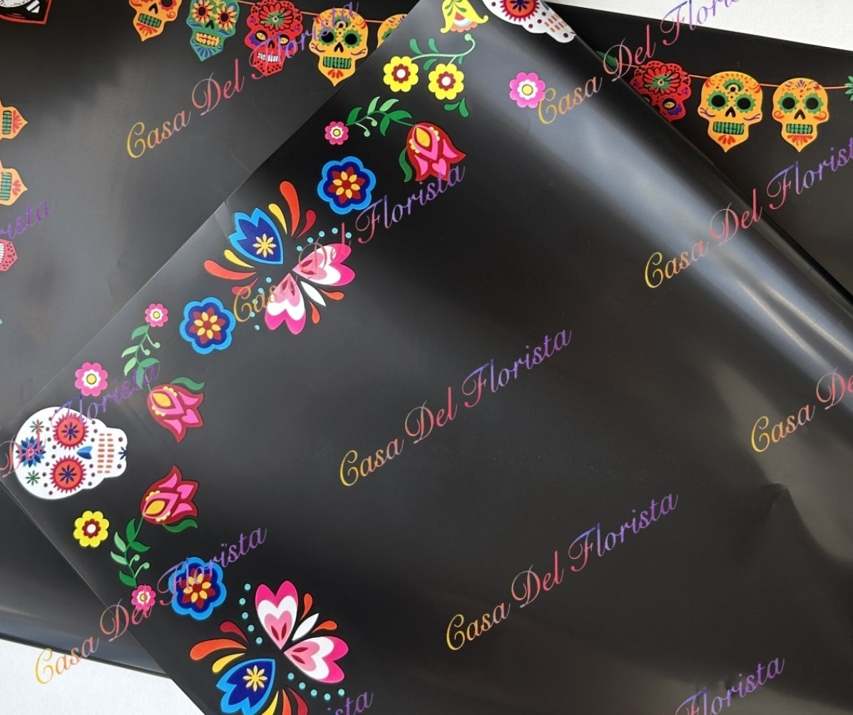 Día De los Muertos wrapping paper