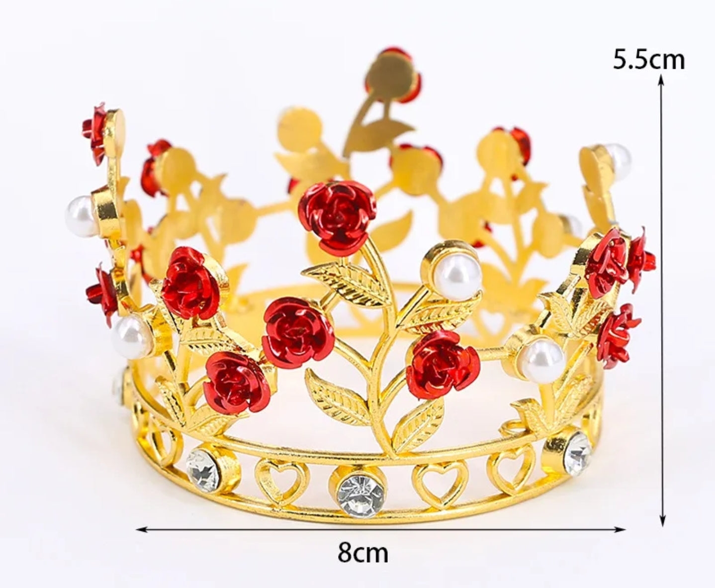 Red rose crown