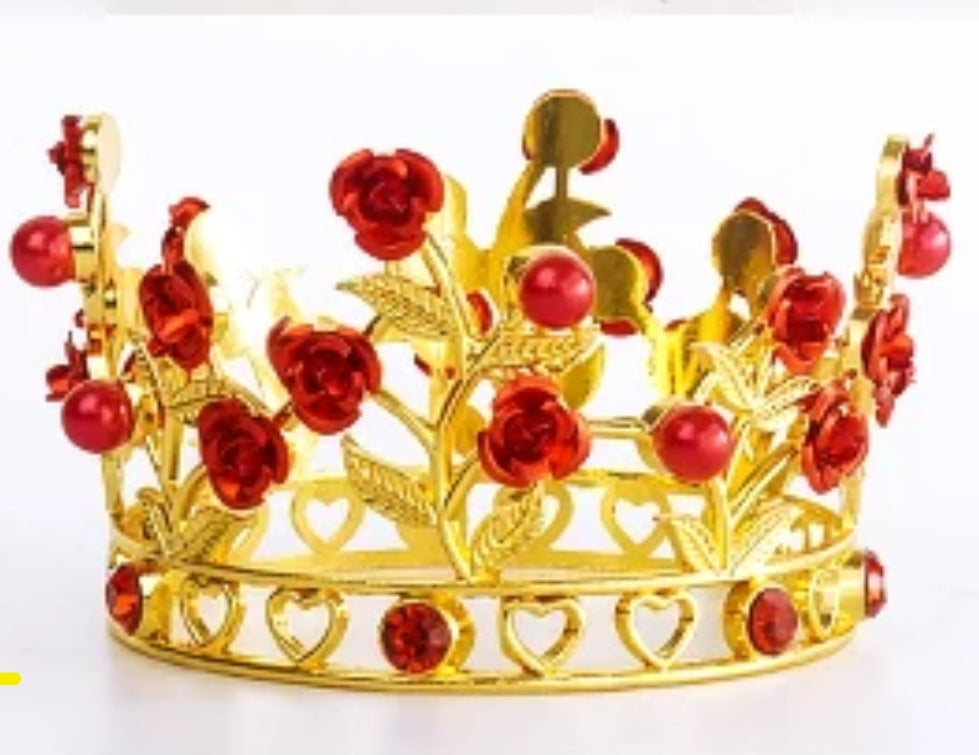 Red rose crown