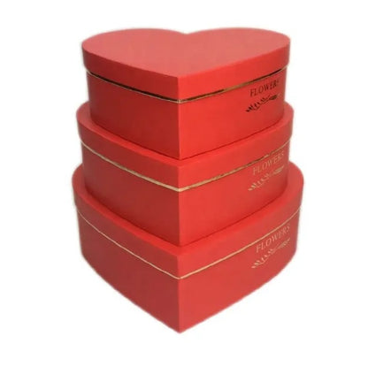 Heart boxes set of 3 sizes
