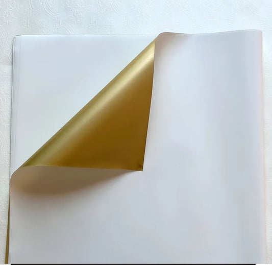 Wrapping Paper - White and Gold