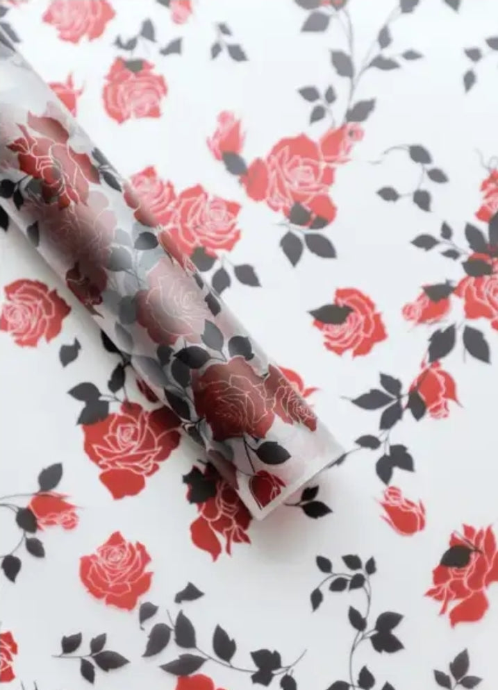Translucent garden roses
