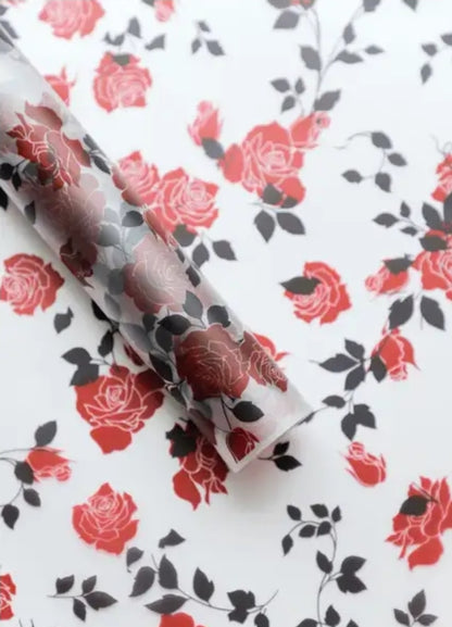 Translucent garden roses