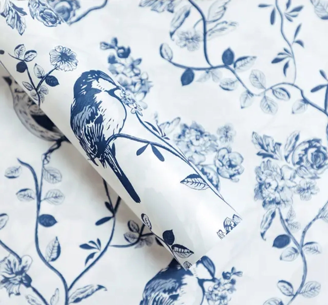 Flower bird wrapping