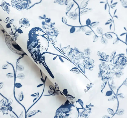 Flower bird wrapping