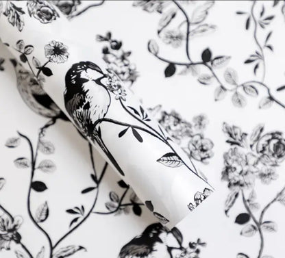 Flower bird wrapping